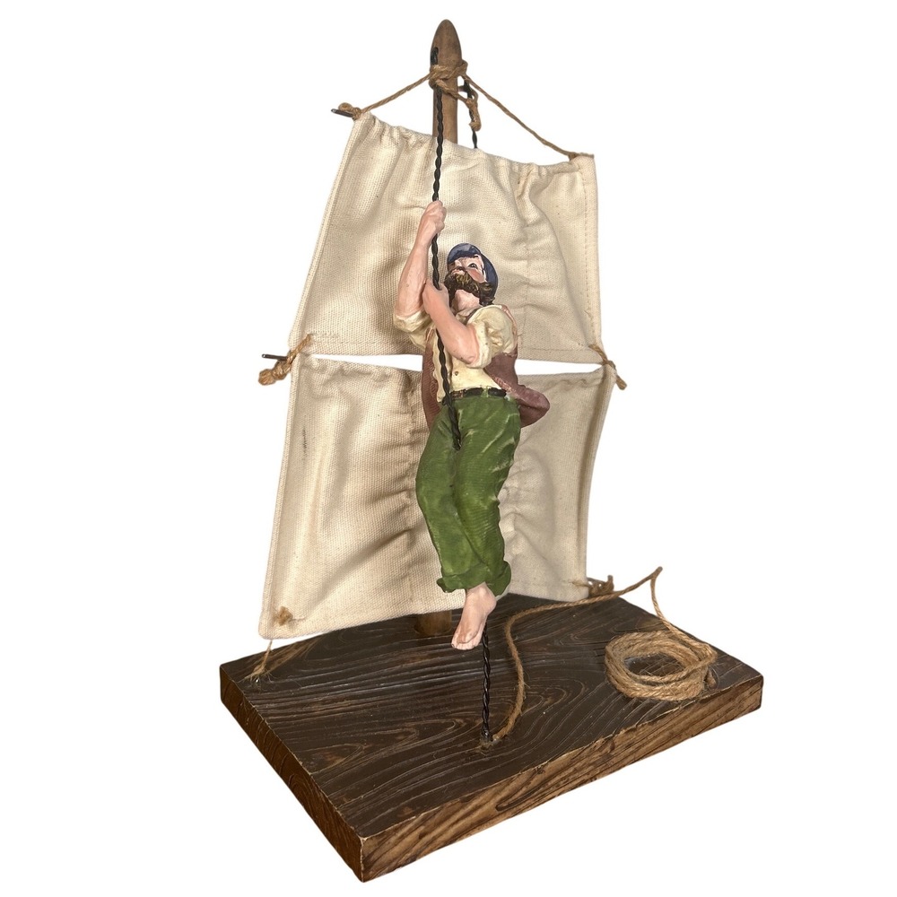 Old Salts Collection Hanging Aloft Sailor Figurine 2002 Beachcombers Nautical
